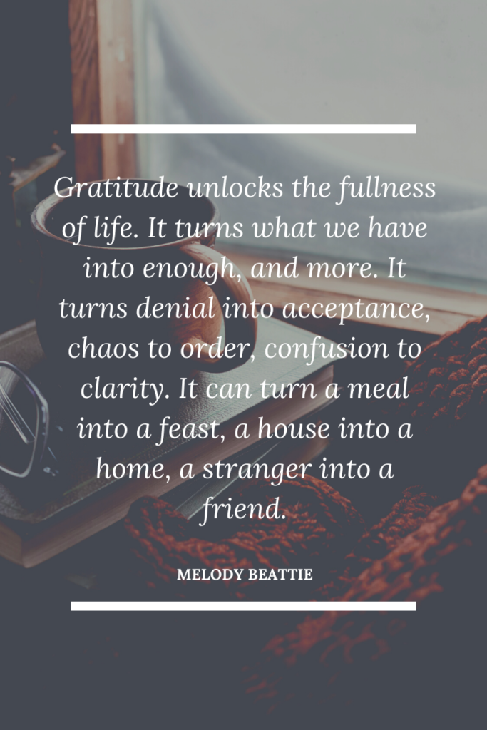 Gratitude quote by Melody Beattie